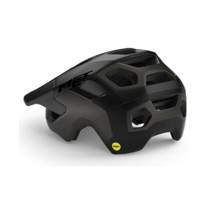 Casco MTB MET REVO MIPS nero — vista rivolta a sinistra