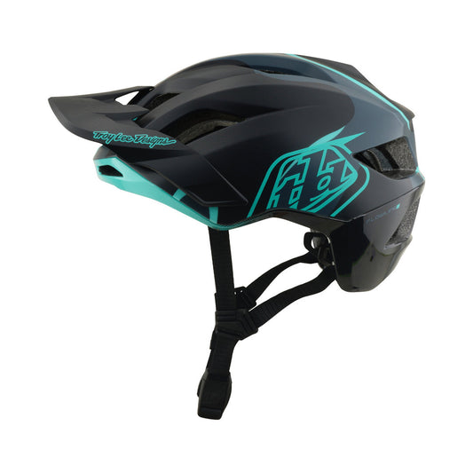 Casco MTB TROY LEE DESIGNS FLOWLINE SE MIPS BADGE carbonio/blu — vista del prodotto
