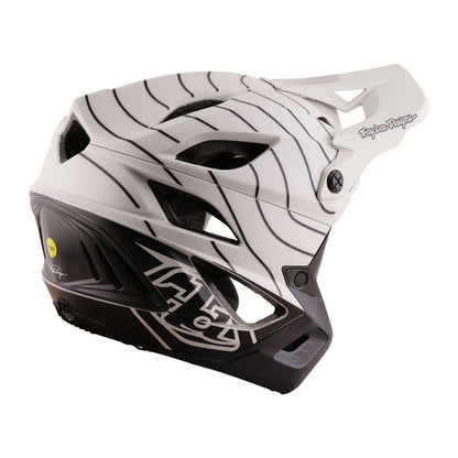 Casco MTB TROY LEE DESIGNS STAGE STUNT AIRWAVES PUMICE MIPS bianco/nero — vista aggiuntiva 3