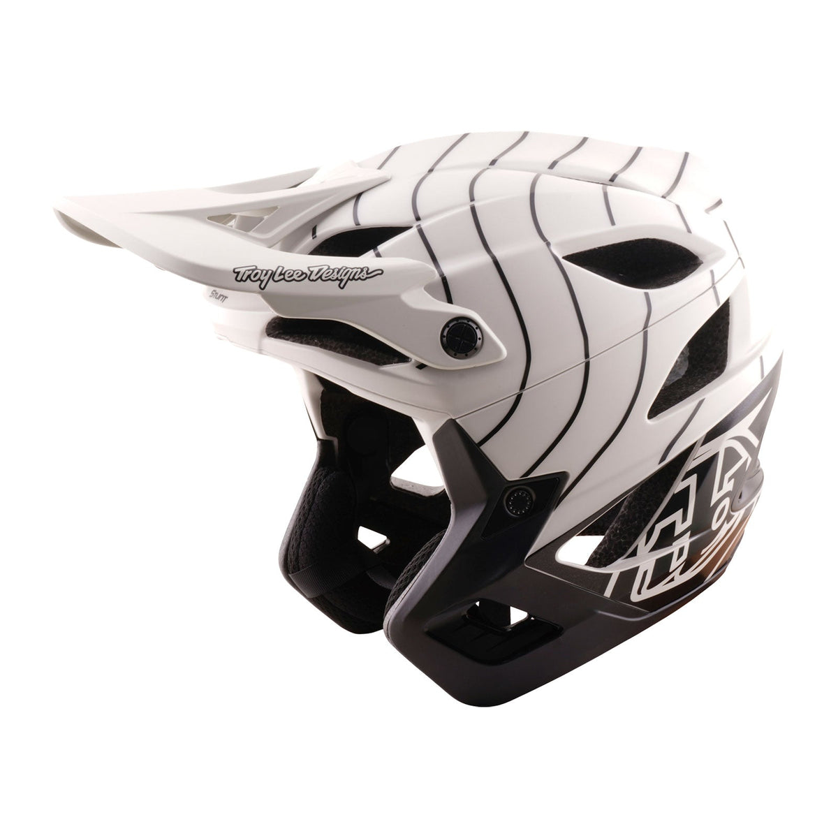 Casco MTB TROY LEE DESIGNS STAGE STUNT AIRWAVES PUMICE MIPS bianco/nero — vista aggiuntiva 5