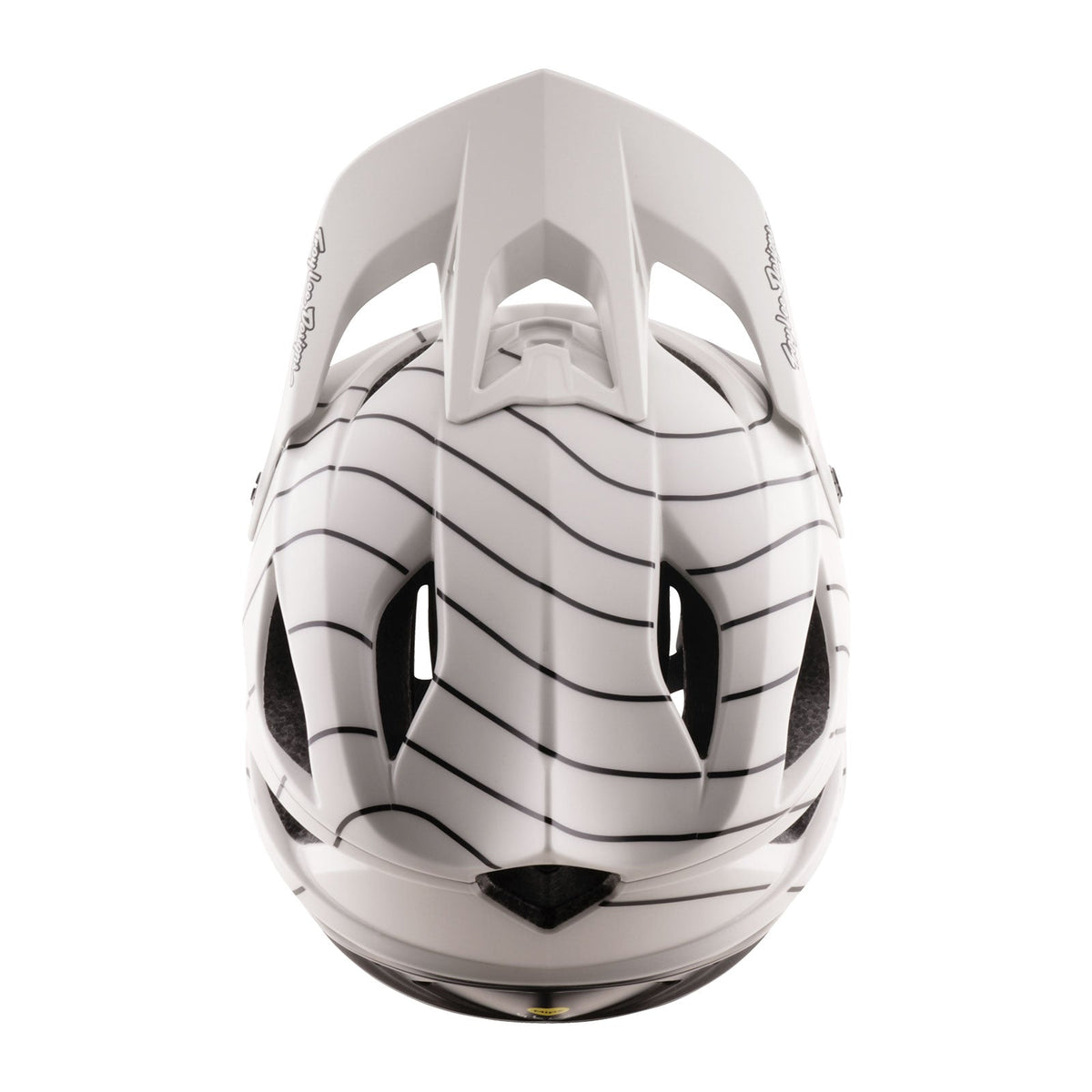 Casco MTB TROY LEE DESIGNS STAGE STUNT AIRWAVES PUMICE MIPS bianco/nero — vista aggiuntiva 6