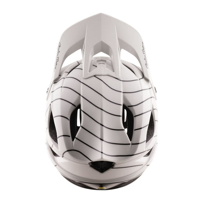 Casco MTB TROY LEE DESIGNS STAGE STUNT AIRWAVES PUMICE MIPS bianco/nero — vista aggiuntiva 6