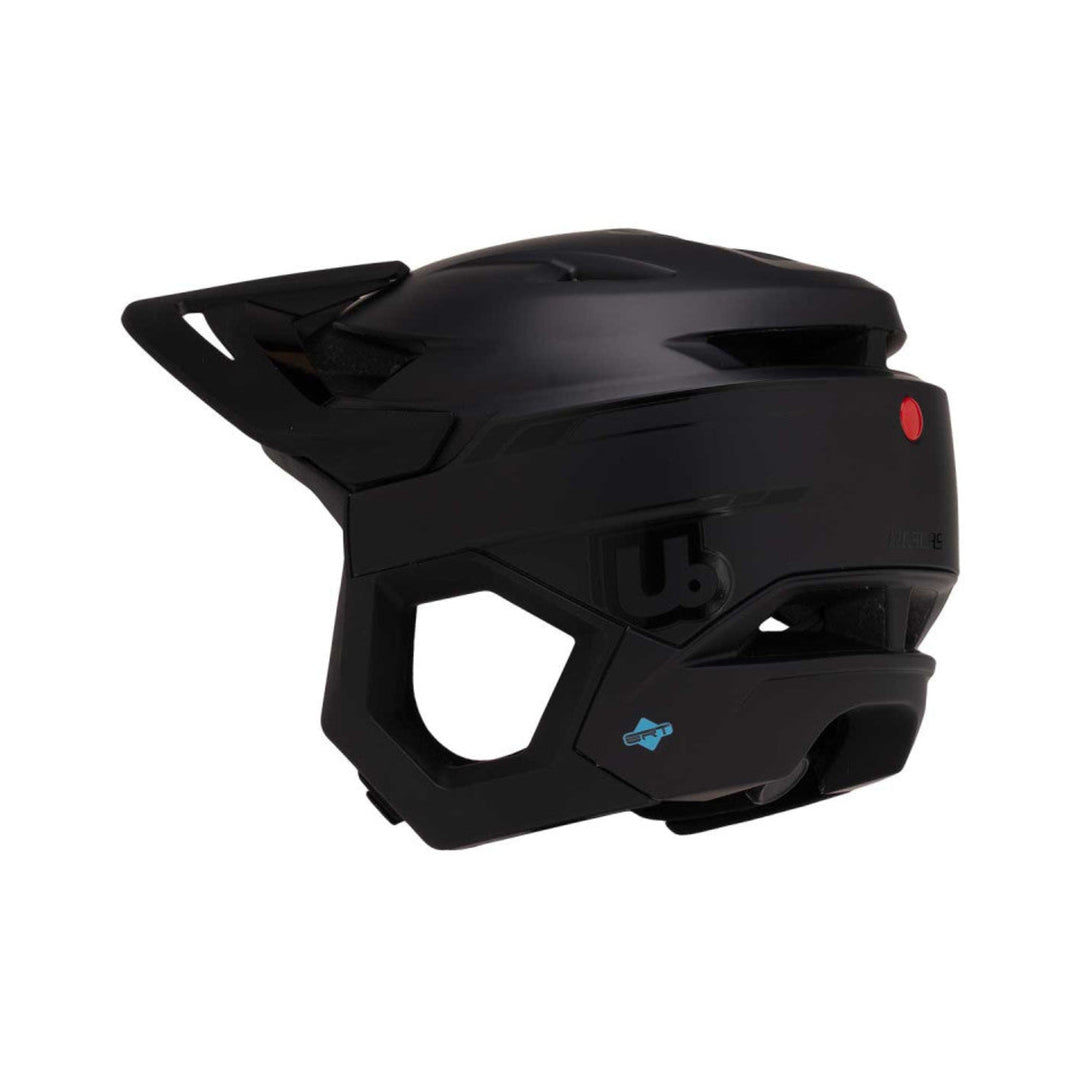 Casco MTB URGE RASCAS Dark Moon nero — vista rivolta a sinistra
