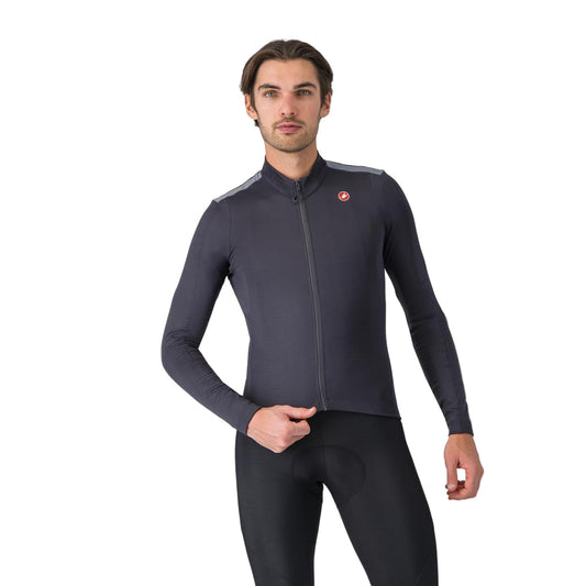 Maglia CASTELLI PURO 4 a maniche lunghe grigio scuro