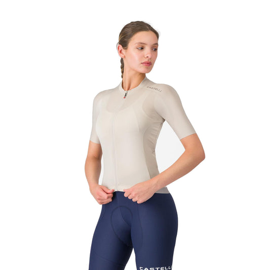 Maglia CASTELLI ESPRESSO 2 da donna a maniche corte luna argentata