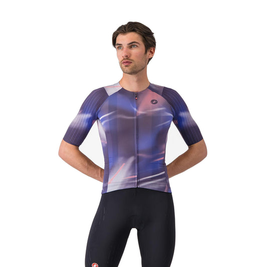 Maglia CASTELLI AERO RACE 8S a maniche corte viola