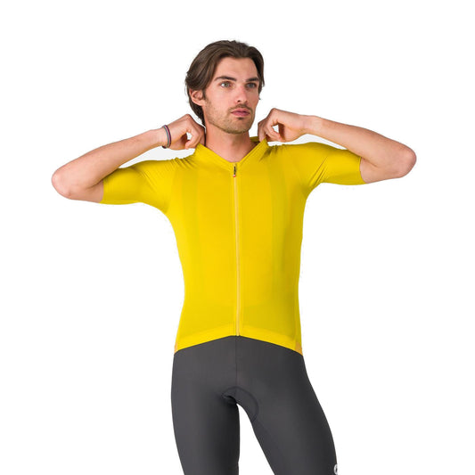 Maglia CASTELLI ESPRESSO 2 a maniche corte gialla