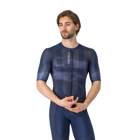 Maglia CASTELLI CLIMBER'S A/C a maniche corte blu navy