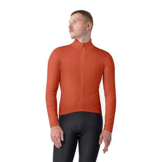 Maglia CASTELLI COMPETIZIONE THERMAL a maniche lunghe color paprika