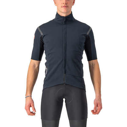 Maglia CASTELLI GABBA ROS 2 Maniche Corte Nero/Nero Reflex