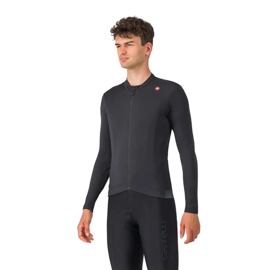 Maglia CASTELLI ESPRESSO THERMAL a maniche lunghe nera