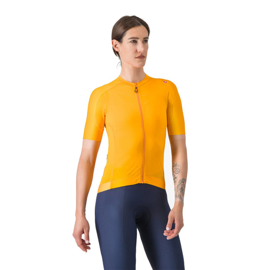 Maglia CASTELLI ESPRESSO da donna a maniche corte arancione