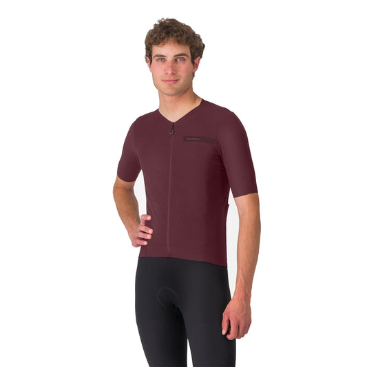 Maglia CASTELLI PREMIO EVO a maniche corte bordeaux