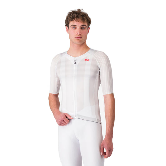 Maglia CASTELLI AERO RACE 8S a maniche corte bianca