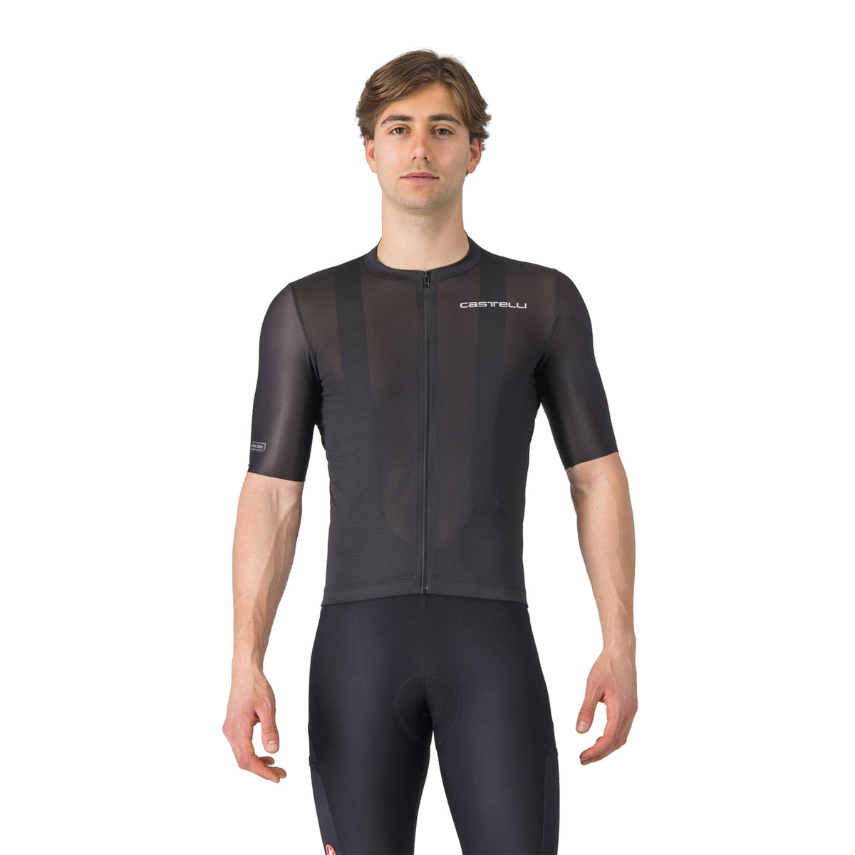 Maglia da ciclismo CASTELLI UNLIMITED ENTRATA 3 a maniche corte nera