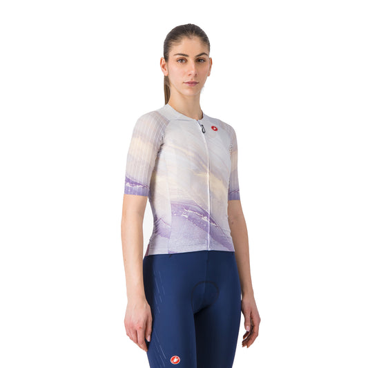 Maglia da ciclismo da donna CASTELLI AERO PRO 8S a maniche corte multicolore