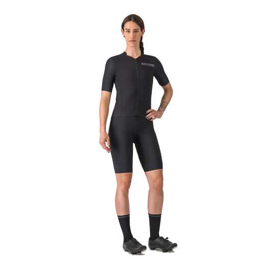 Maglia CASTELLI PREMIO EVO da donna a maniche corte nera