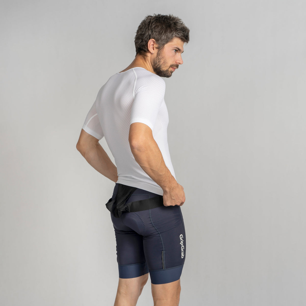 Maglia intima a maniche corte GRIPGRAB PACR SUMMER SEAMLESS bianca