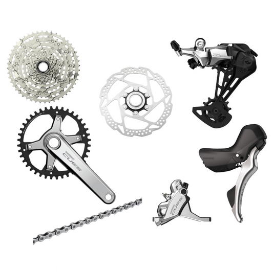 Gruppo SHIMANO CUES 10V - Edizione Polish Silver