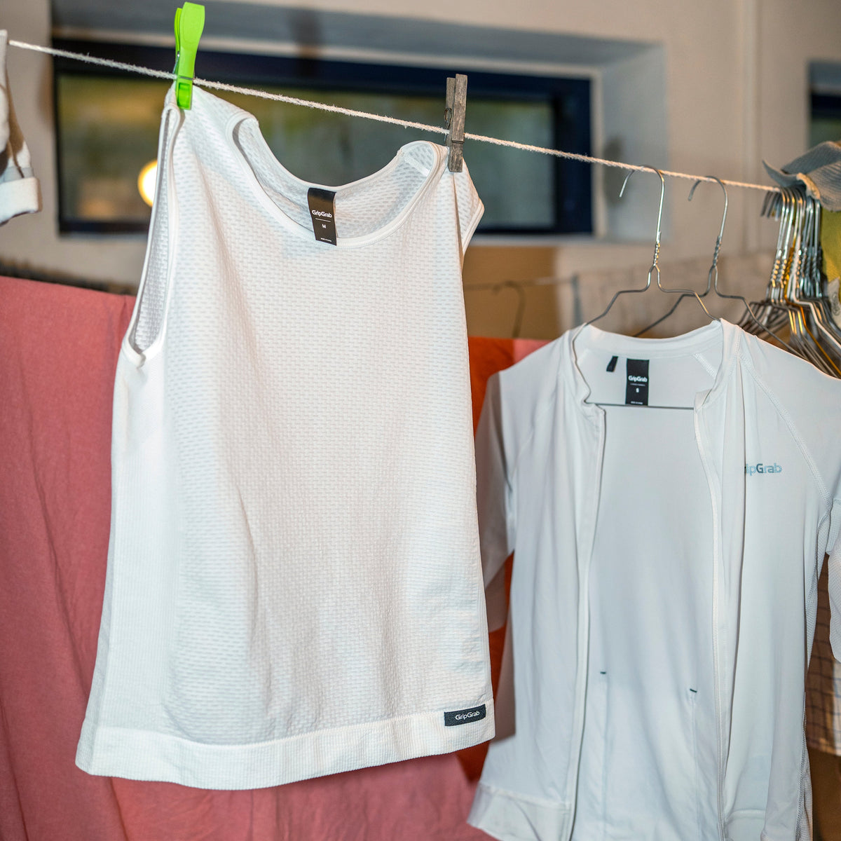 Sous-Vêtement Sans Manches GRIPGRAB PACR SUMMER SEAMLESS Blanc