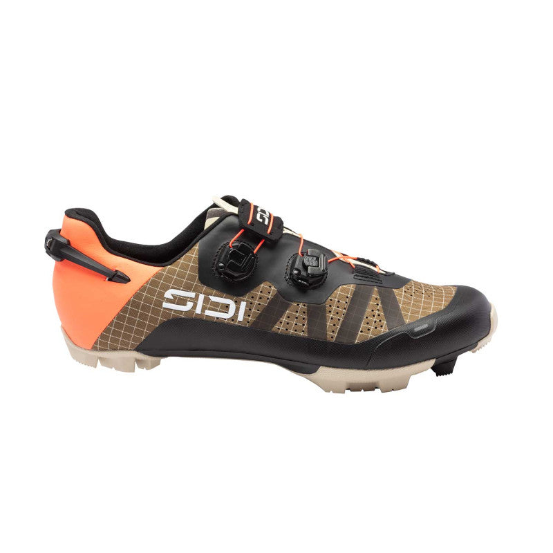 Scarpe SIDI AERON XC/Gravel MTB Marrone/Nero/Arancione
