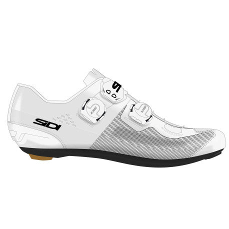 SIDI GENIUS 10 KNITTED Scarpe da Strada Bianco