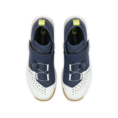 Scarpe MTB CRANKBROTHERS MALLET TRAIL BOA CLIP blu navy/grigio/gomma — vista dall’alto