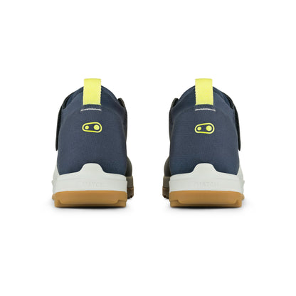 Scarpe MTB CRANKBROTHERS MALLET TRAIL BOA CLIP blu navy/grigio/gomma — vista posteriore