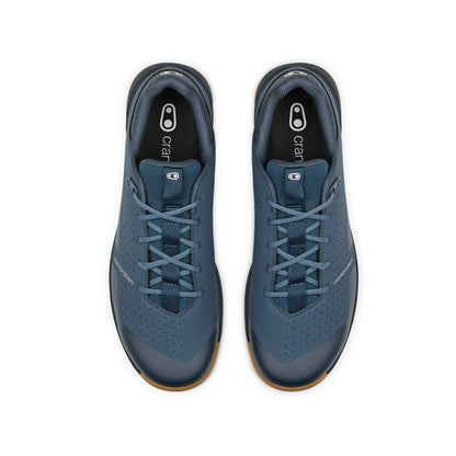 Scarpe MTB CRANKBROTHERS MALLET TRAIL LACE CLIP blu/gomma — vista dall’alto
