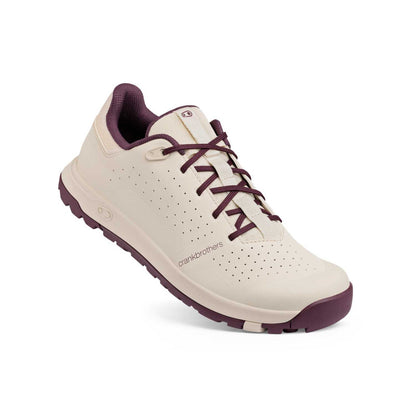 Scarpe MTB CRANKBROTHERS STAMP TRAIL LACE bianco/viola — vista a tre quarti