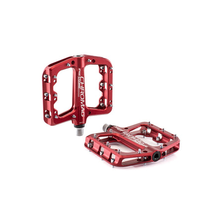 Pedali Piatti CHROMAG PRESSURE Rosso