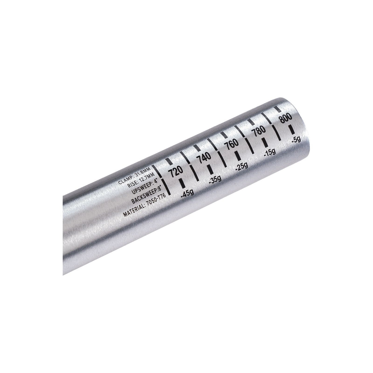 Manubrio PROTAPER 810 A12 31.8 Argento Lucido Rise 1/2