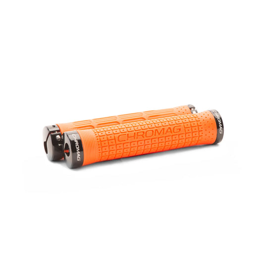 Manopole CHROMAG CLUTCH Lock-On 142 mm Arancione/Nero