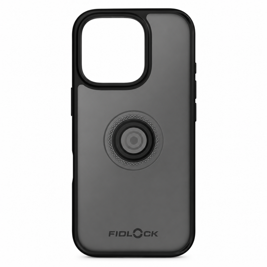Custodia FIDLOCK VACUUM per iPhone 16 Pro — vista del prodotto su sfondo bianco