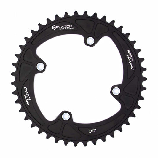 Corona PRIDE HEXAGON 4 Viti Filettate Nera