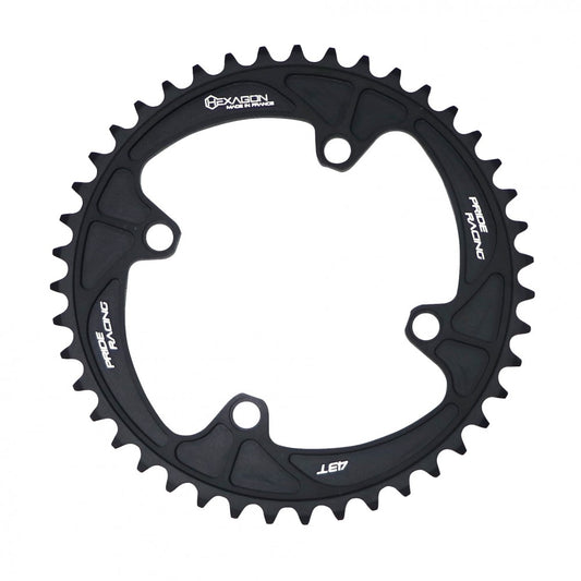 Corona PRIDE HEXAGON 4 Viti Non Filettate Nera