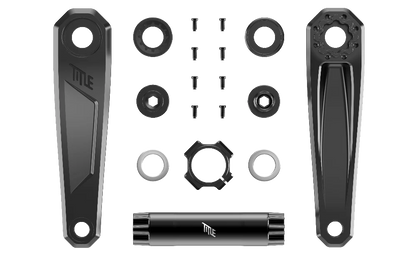 Pedivelle TITLE CR1 ENDURO (Asse 136 mm) Nero
