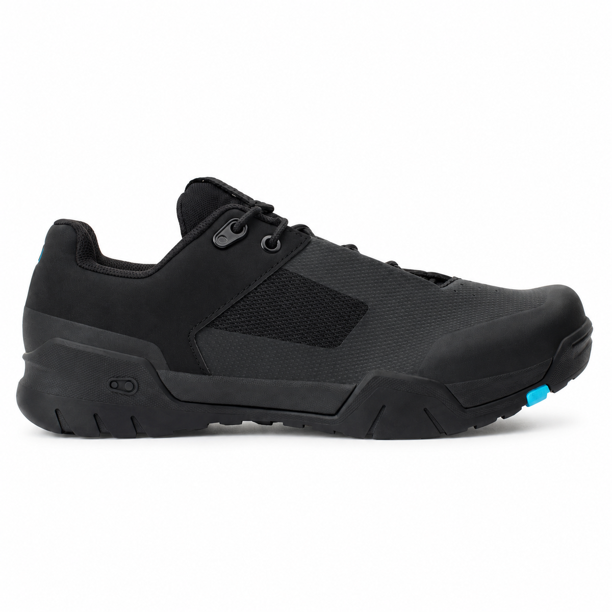 Scarpe MTB Crankbrothers Mallet Enduro Lace nere/blu — vista laterale esterna