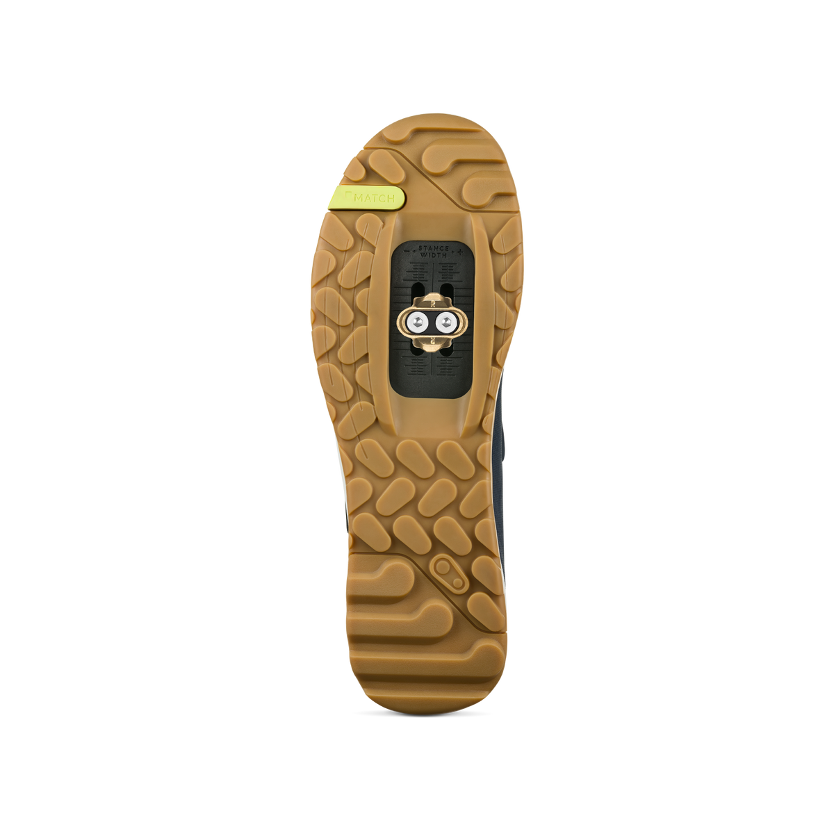 Scarpe MTB CRANKBROTHERS MALLET TRAIL BOA CLIP blu navy/grigie/color gomma — suola con tacchetta