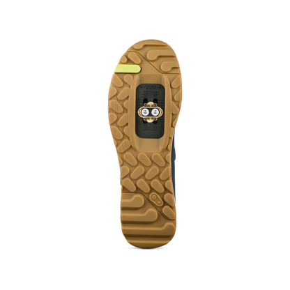 Scarpe MTB CRANKBROTHERS MALLET TRAIL BOA CLIP blu navy/grigie/color gomma — suola con tacchetta