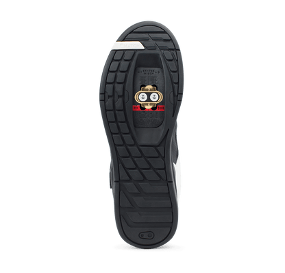 Scarpe MTB CRANKBROTHERS MALLET SPEED LACE CLIP nere/bianche — suola con tacchetta