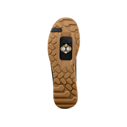 Scarpe MTB CRANKBROTHERS MALLET TRAIL LACE CLIP nere/color gomma — suola con tacchetta