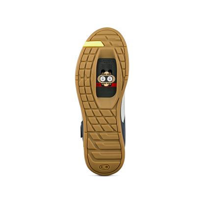 Scarpe MTB CRANKBROTHERS MALLET BOA CLIP blu navy/grigie/color gomma — suola con tacchetta