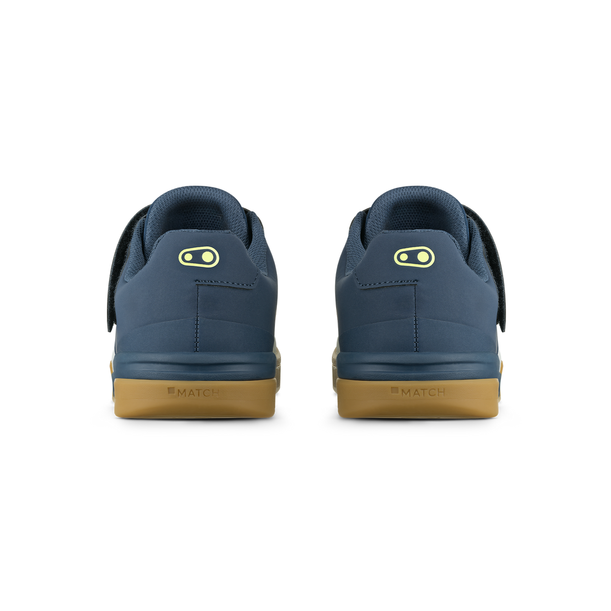 Scarpe MTB CRANKBROTHERS STAMP BOA blu navy/grigie/color gomma — vista posteriore