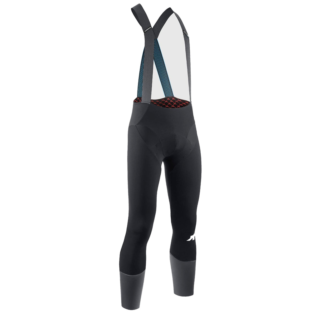 Calzamaglia da ciclismo con bretelle ASSOS EQUIPE RS JOHDAH ULTRAZ WINTER S11 nera — sfondo bianco, 2000 x 2000