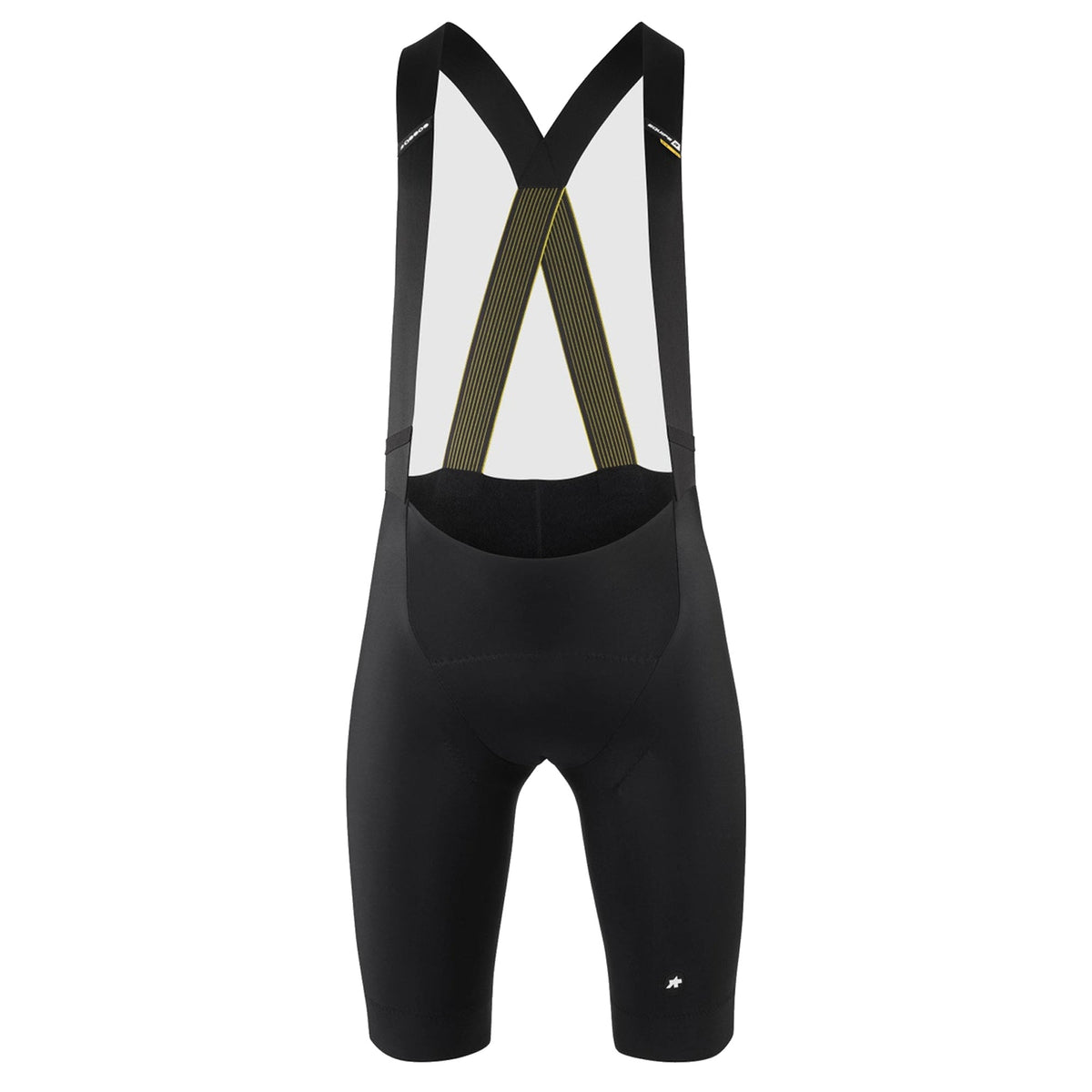 Pantaloncini da ciclismo con bretelle ASSOS EQUIPE R SPRING FALL S11 neri — sfondo bianco, 2000 x 2000