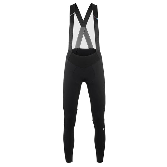 Calzamaglia da ciclismo con bretelle ASSOS UMA GT EISENHERZ ULTRAZ WINTER S11 da donna nera — sfondo bianco, 2000 x 2000