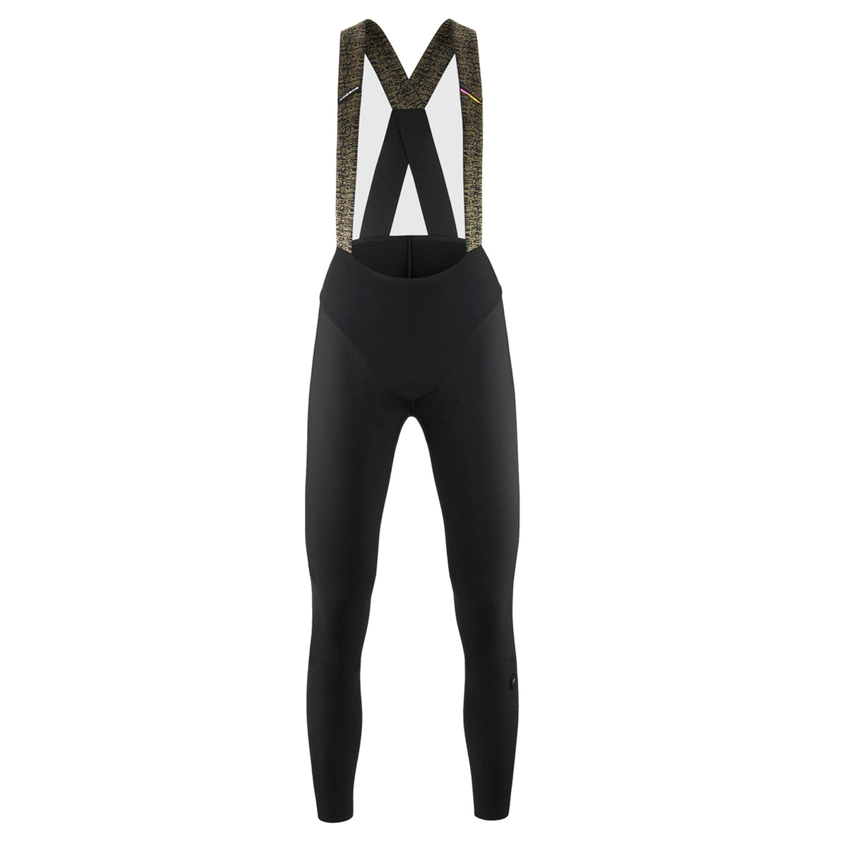 Calzamaglia da ciclismo con bretelle ASSOS UMA GTV SPRING FALL S11 da donna nera — sfondo bianco, 2000 x 2000