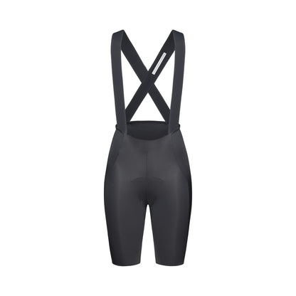 Salopette corta da donna POC RACEDAY grigia — sfondo bianco, 2000 x 2000