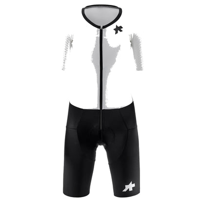 Body da triathlon da donna ASSOS DYORA RSV TRIATOR S11 bianco — sfondo bianco, 2000 x 2000